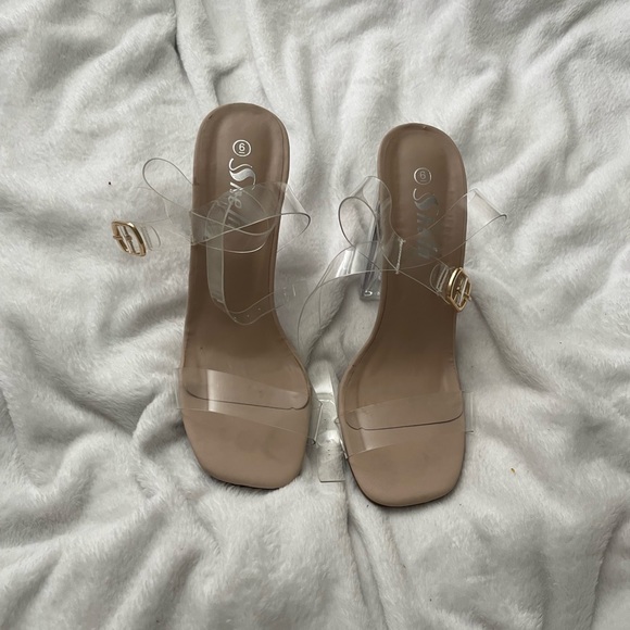Shein Clear Heels - Picture 1 of 4